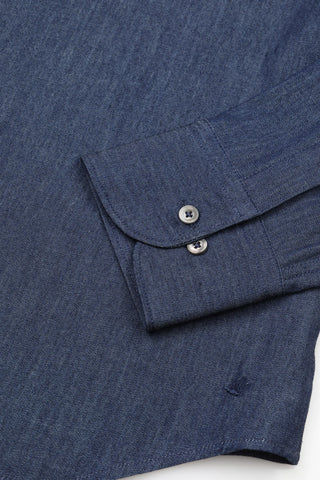 Camicia slim fit indaco - Blue Brooksfield