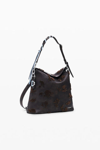 Borsa Desigual - BACK_STENCIL FLOCADO JERSEY 2.0 MINI