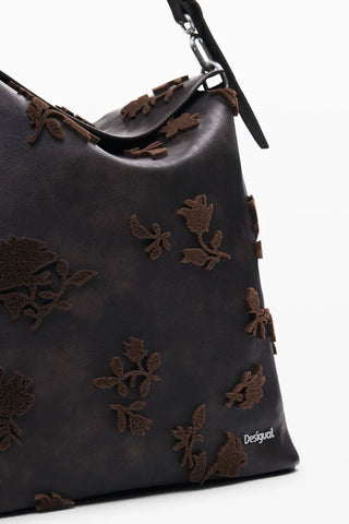 Borsa Desigual - BACK_STENCIL FLOCADO JERSEY 2.0 MINI