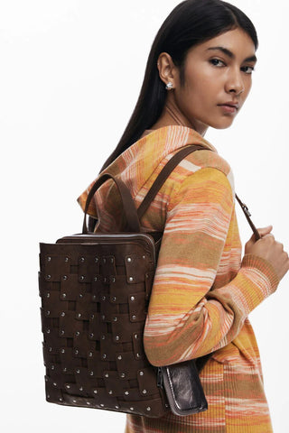 Zaino Desigual - BACK_NEW PATCH 1 CHOCO SUMY