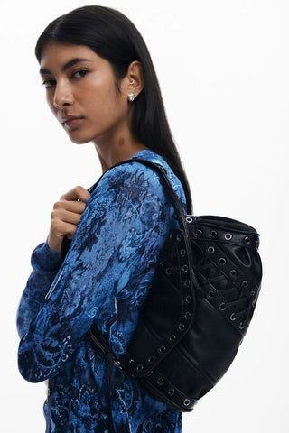 Borsa Desigual - BAG_TANGO_BLACK PATCH ZARAUZ
