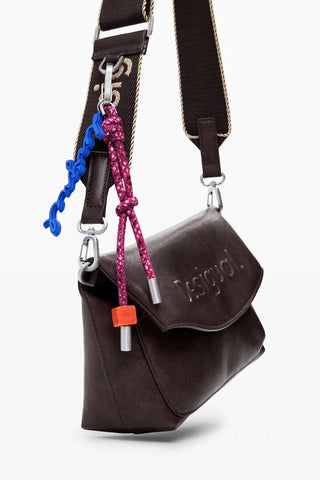 Borsa Desigual - BAG_HALF LOGO TROKEL CHOCO