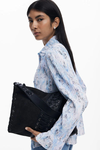 Borsa Desigual - BAG_TANGO BLACK PATCH LEIRIA