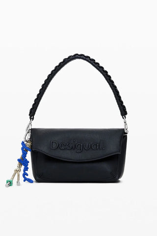 Borsa Desigual - BAG_HALF LOGO TROKEL  BLACK