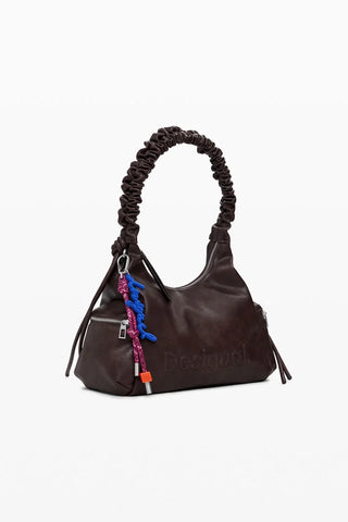 Borsa Desigual - BAG_HALF LOGO MONTVILLE CHOCO