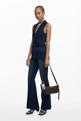 Borsa Desigual - BAG_STENCIL FLOWER LOVERTY 3.0 CHOCO