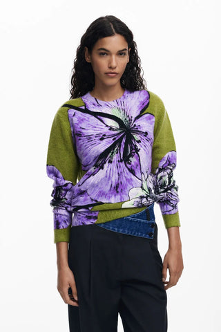 Maglione Desigual - JERS_ORQUIDEA_LACROIX