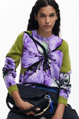 Maglione Desigual - JERS_ORQUIDEA_LACROIX