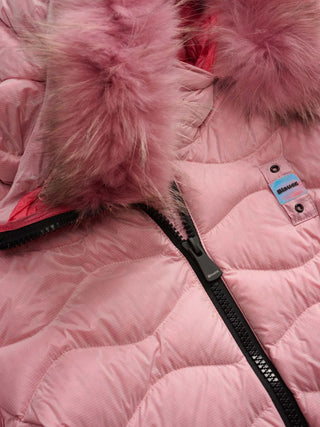 Giubbotto Blauer Aldie Colors Down Pink 412 dettaglio