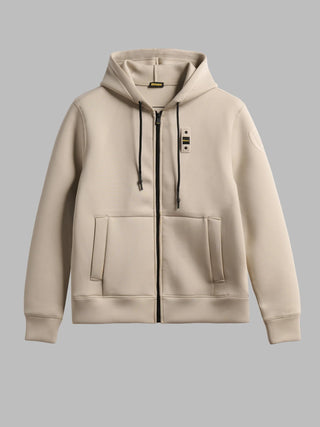 Felpa Blauer Colby grigio nebbia
