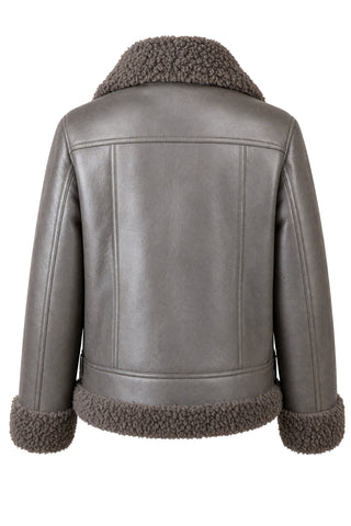 Giubbotto Bomboogie Aura in Finto Montone Urban Bronze retro