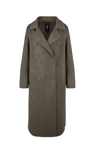 Cappotto Bomboogie Copenaghen in Lana e Nylon urban bronze vista 4