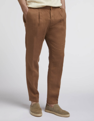 Pantalone in lino AT.P.CO -  A281BERLINO563CONF10B Azzurro Pastello