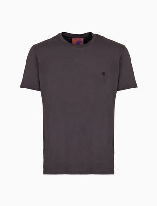 T-shirt girocollo unisex cotone tinto capo tinta unita Gallo Tartufo