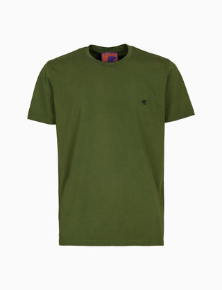 T-shirt girocollo unisex cotone tinto capo tinta unita Gallo