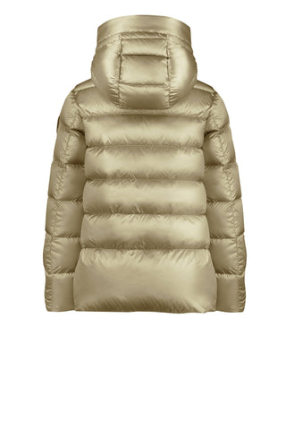 Piumino Bomboogie Rome Jacket in Nylon Lucido oyster shell vista 3