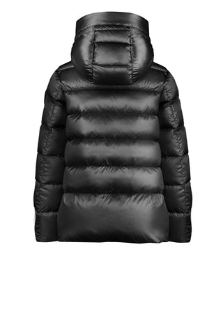 Piumino Bomboogie Rome Jacket in Nylon Lucido nero vista 3