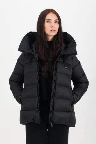 Piumino Bomboogie Rome Jacket in Nylon Lucido nero vista 5