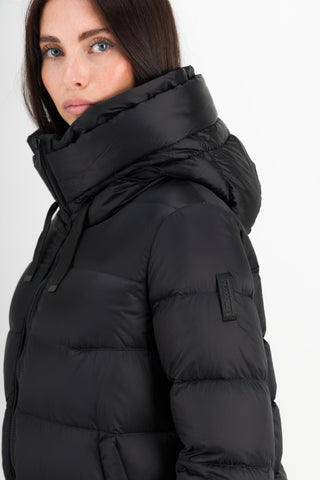 Piumino Bomboogie Rome Jacket in Nylon Lucido nero vista 6