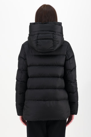 Piumino Bomboogie Rome Jacket in Nylon Lucido nero vista 8