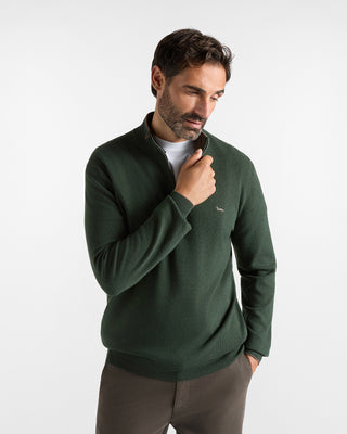 Maglieria Harmont & Blaine Half Zip Basic Contrast - HRR444030187