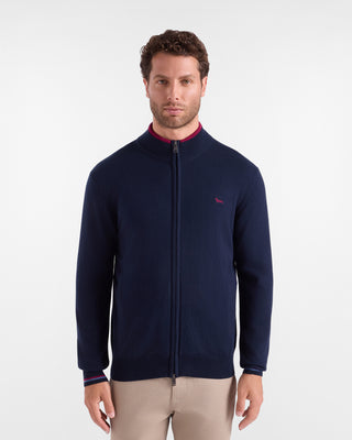 Maglieria Harmont & Blaine Full Zip Nastro a Contrasto - HRR917030788