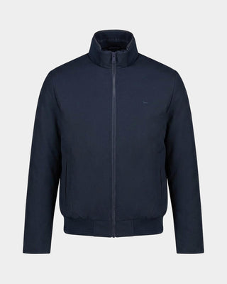 Bomber Harmont & Blaine in Lana Tecnica Blu Navy