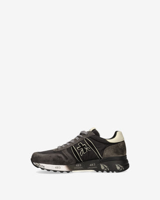 Sneaker Premiata Lander 4951 tortora vista 3