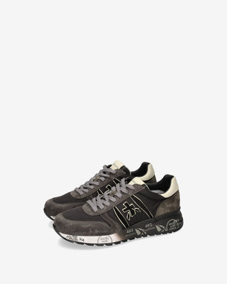 Sneaker Premiata Lander 4951 tortora vista 4