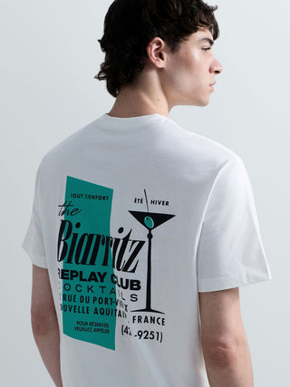 T-Shirt REPLAY - RELAXED PIECE DYED HEAVY COTTON JERSEY