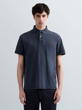 Polo REPLAY - REGULAR MARBLE DYED COTTON PIQUET
