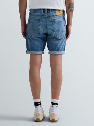 Pantaloncino REPLAY - TAPERED 11 OZ INDIGO STRETCH DENIM