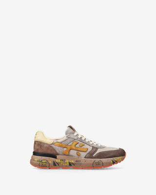 Sneaker Premiata Mick 7866 beige e marrone vista 1