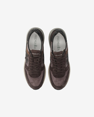 Sneaker Premiata Mick 8434 marrone vista 6