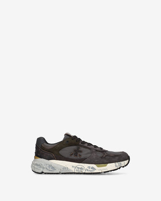 Sneaker Premiata Mase25 8427 tortora e verde scuro vista 1