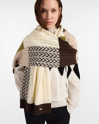 Sciarpa Harmont & Blaine in Maglia Patchwork Nilo
