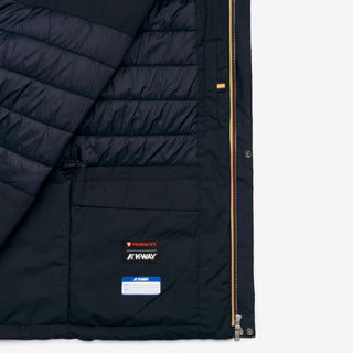 Giubbotto K-Way Manuene Blue Depth dettaglio