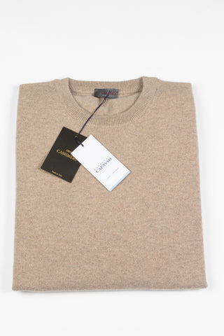 Pullover Capasso Girocollo 100% Cashmere