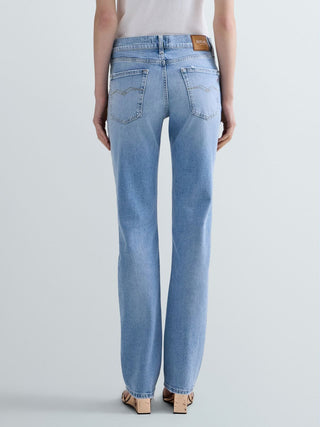 Pantalone REPLAY - STRAIGHT LOW WAIST 12 OZ COTTON/LYOCELL STR.INDIGO DENIM