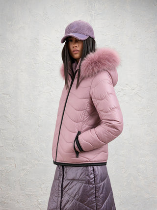 Giubbotto Blauer Aldie Colors Down rosa