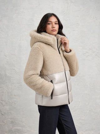 Giubbotto Blauer Fanevil grigio nebbia