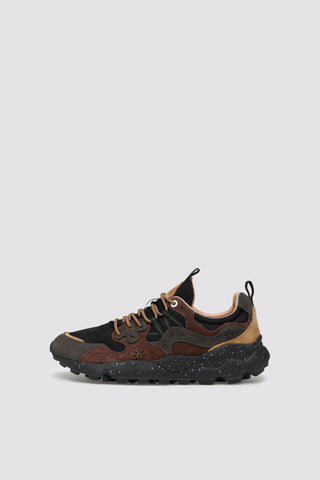 Sneaker Flower Mountain Yamano 3 grigio scuro, nero e marrone scuro vista 1