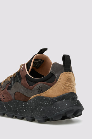Sneaker Flower Mountain Yamano 3 grigio scuro, nero e marrone scuro vista 5