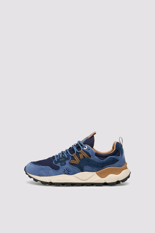 Sneaker Flower Mountain Yamano 3 navy, blu e marrone vista 1