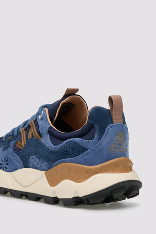 Sneaker Flower Mountain Yamano 3 navy, blu e marrone vista 3